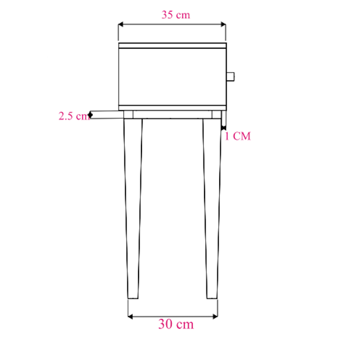 Scandinavian Light Oak Oslo Console, Dressing Table and Desk | S25504