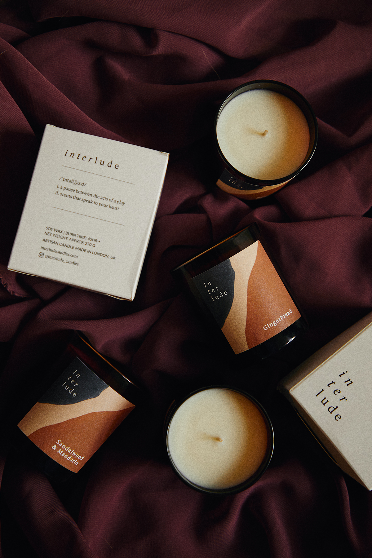 Sandalwood & Mandarin Scented Candle  | S251522