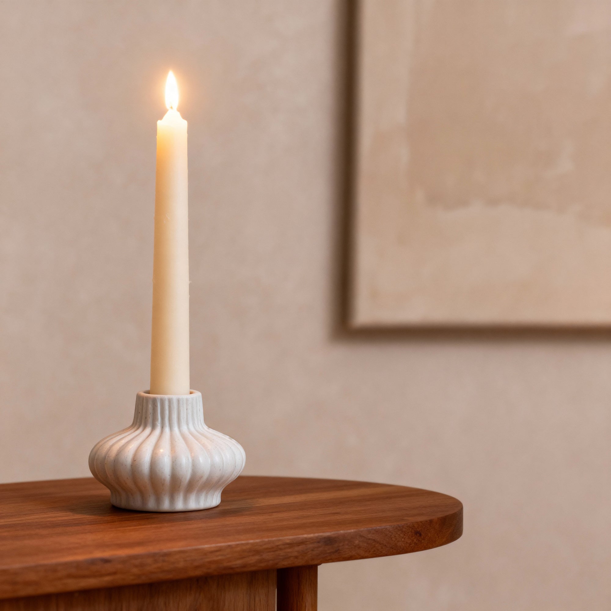 Swara Ceramic Taper Candle Holders