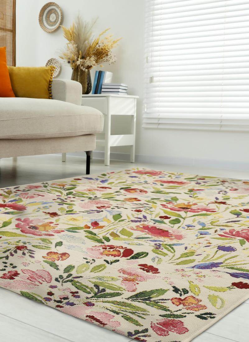 Tropicana Watercolour Meadow Rug  | S25372– Indoor/Outdoor Rug