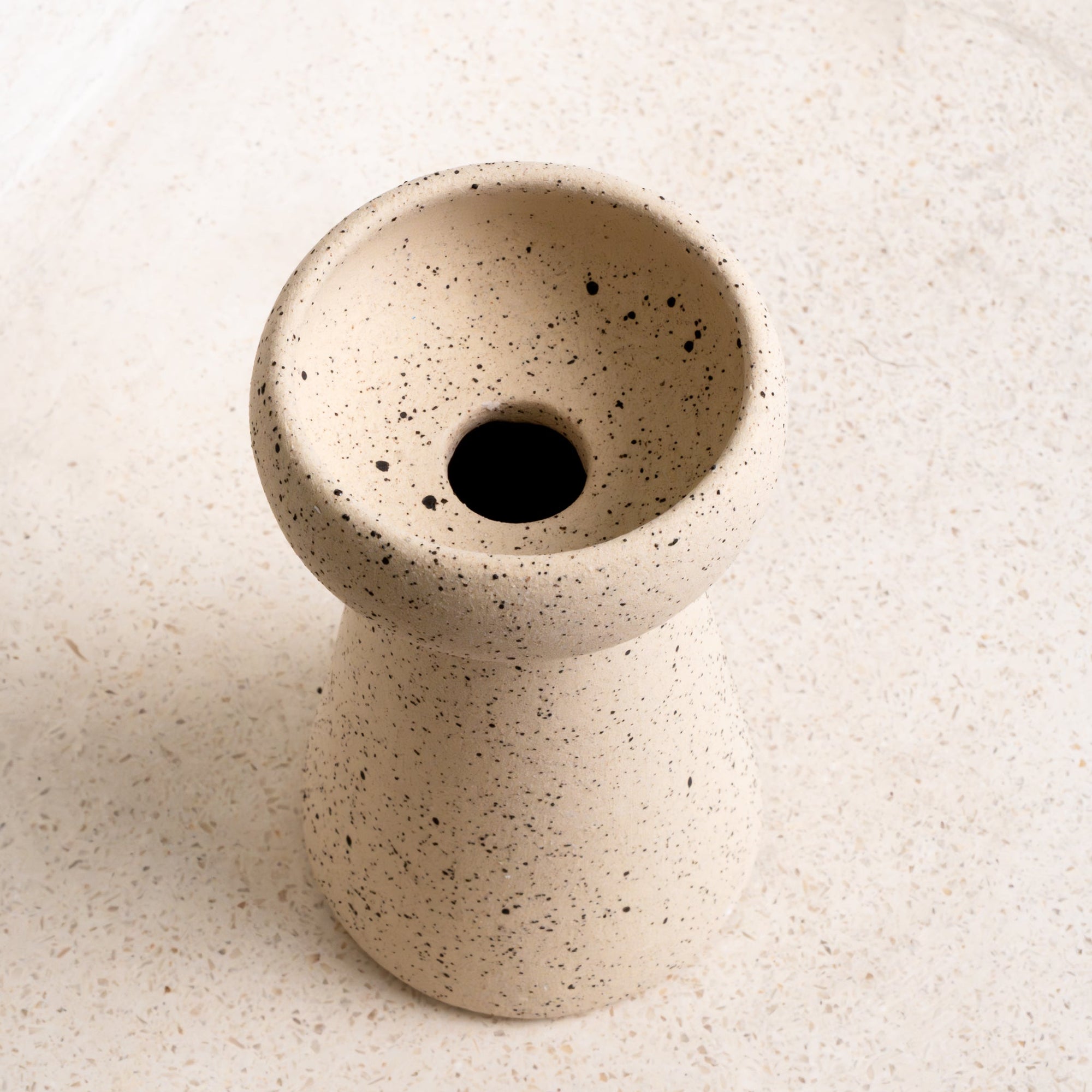 Tugu Ceramic Taper Candle Holders