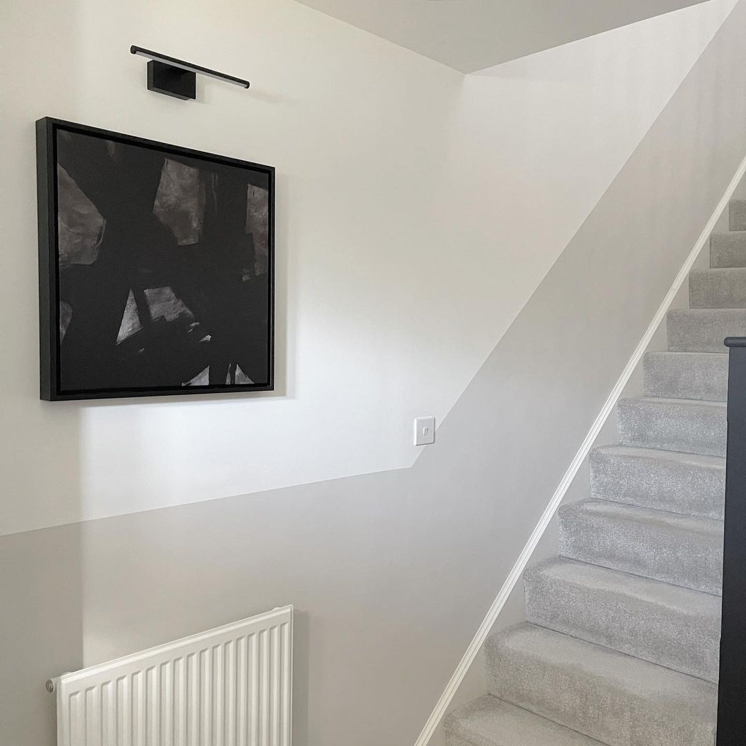 Noir II Square Framed Printed Canvas | S251346