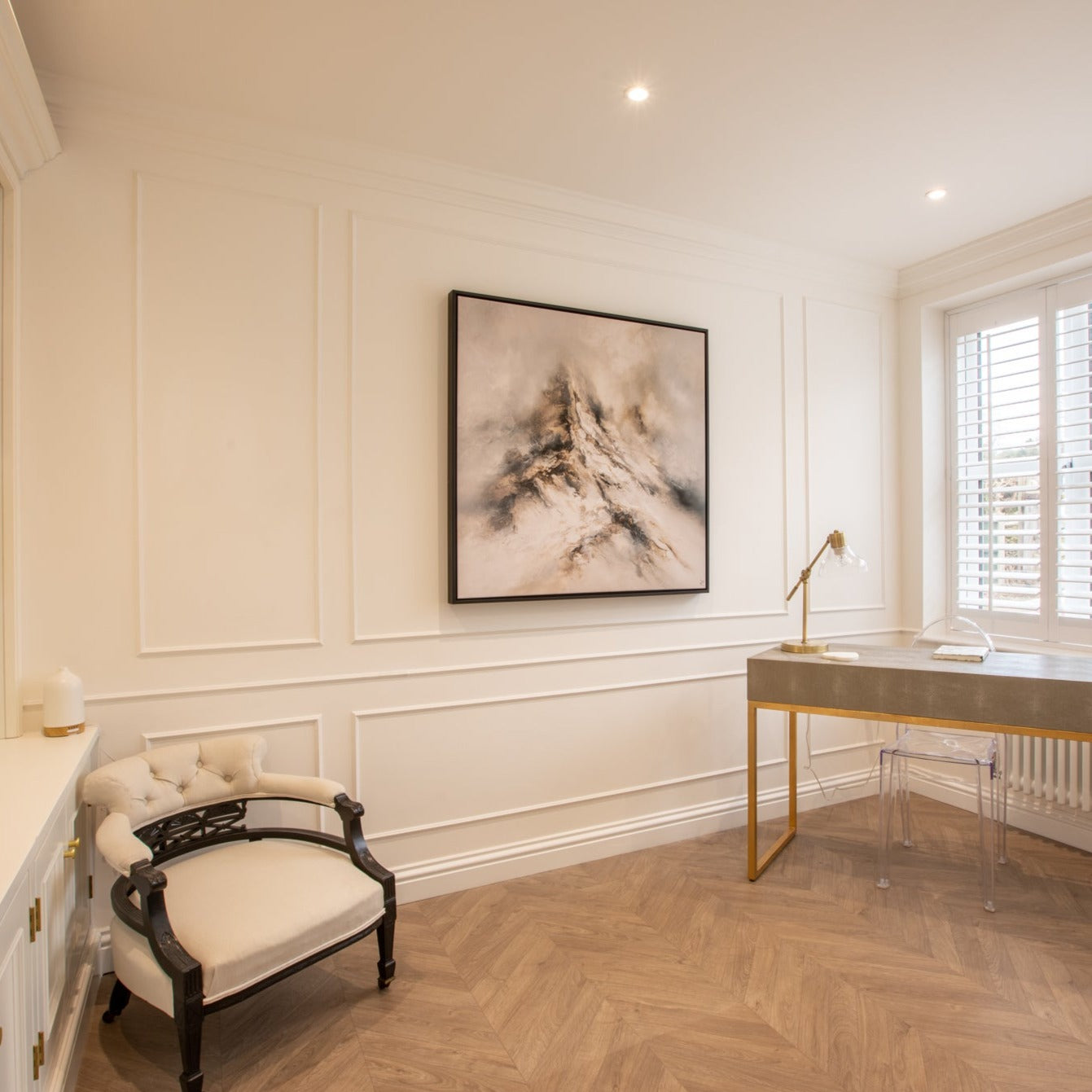 Altitude Square Framed Printed Canvas | S251342