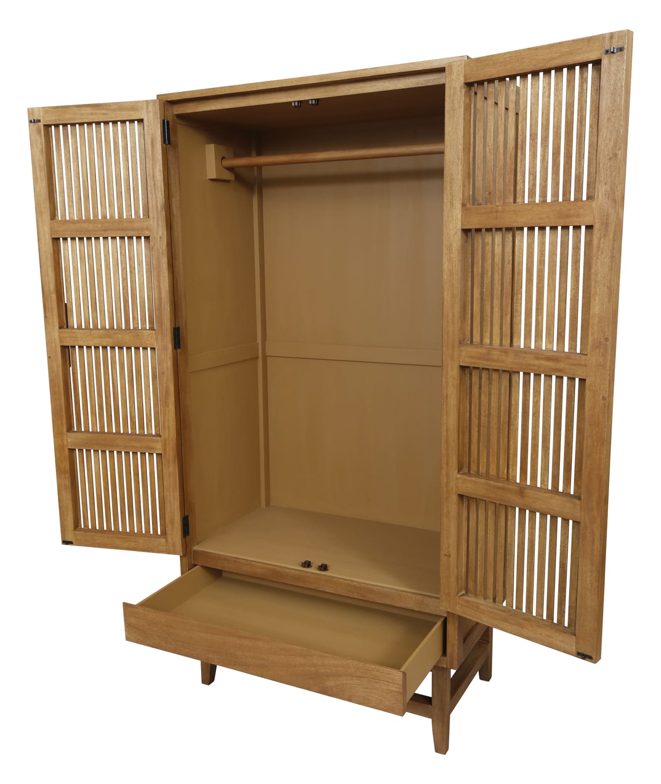 Melia Light Oak Wardrobe with Drawers | S25495