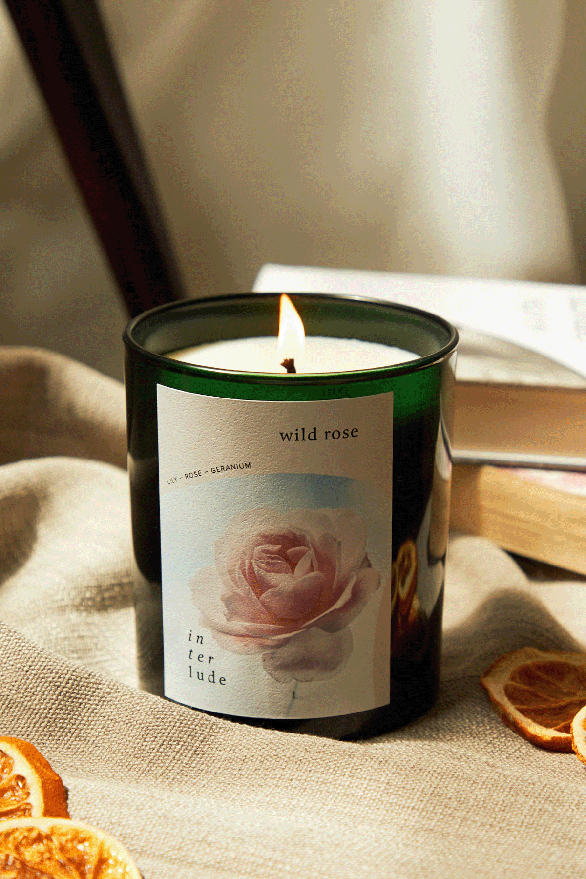 Wild Rose Scented Candle  | S251524