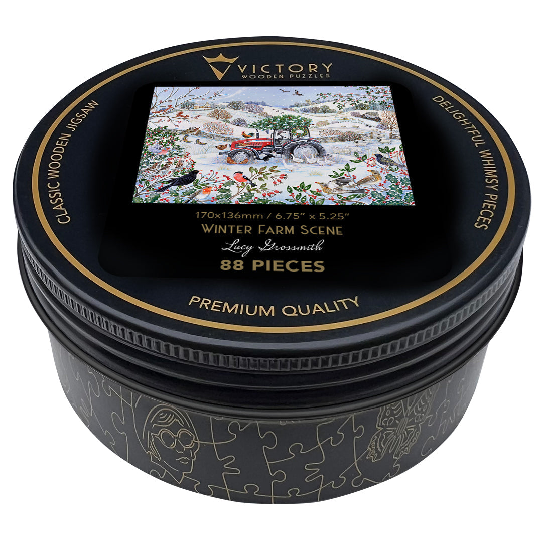 Winter Farm Scene MINI QT | S251284