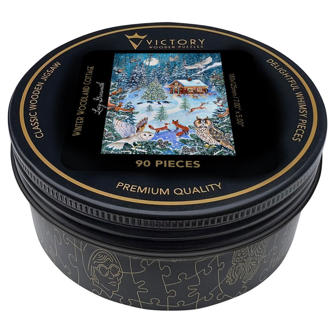 Winter Woodland Cottage MINI QT | S251290