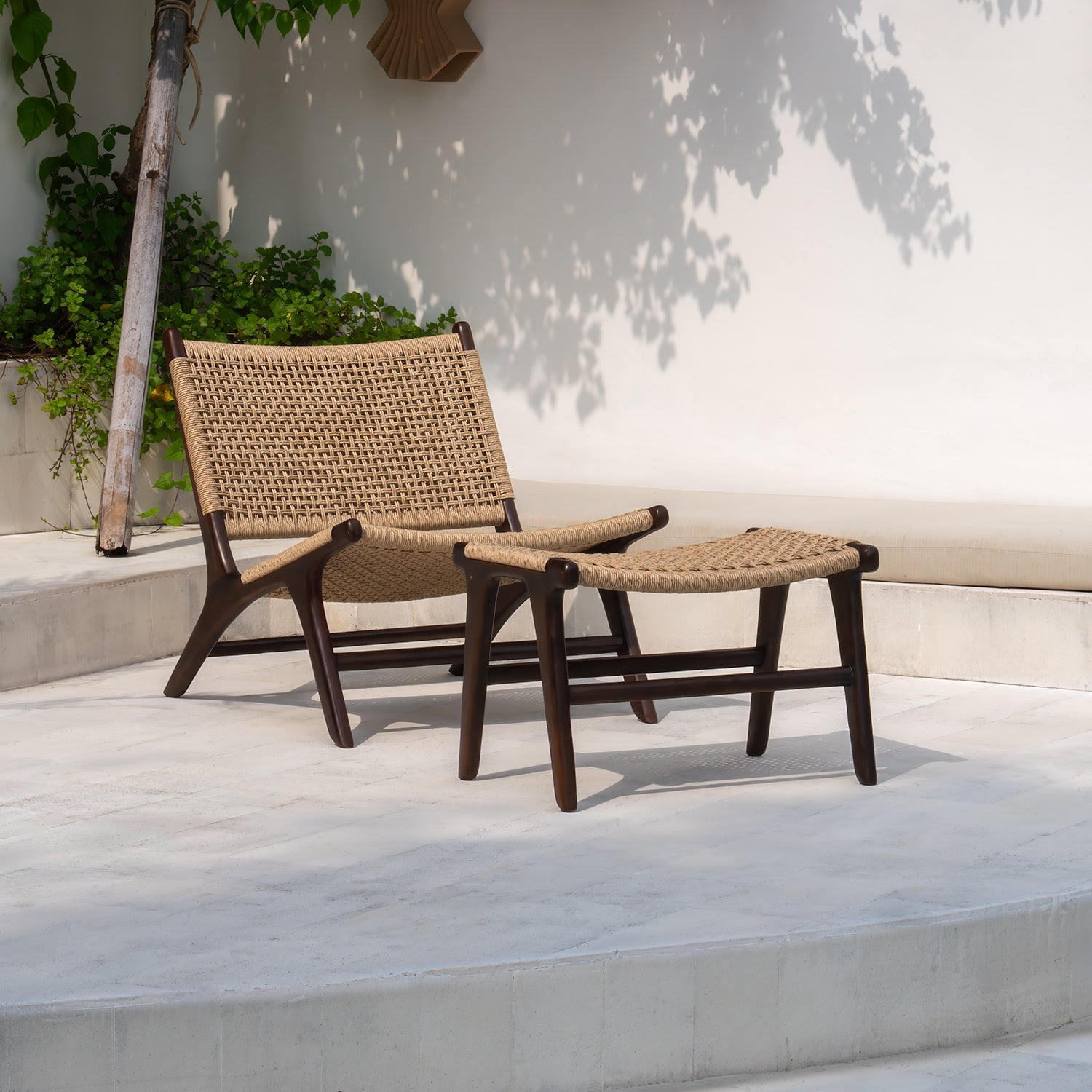 Zara Chocolate Rattan Accent Chair