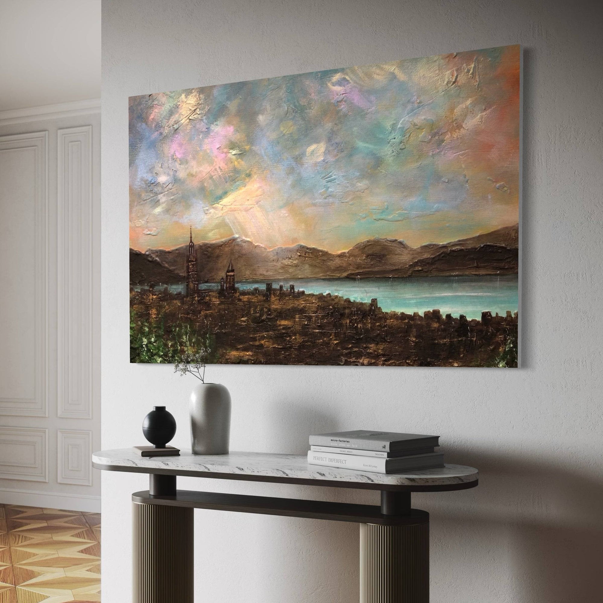 Angles Fingers Over Greenock | Statement Interior Wall Art from Scotland  | S251926