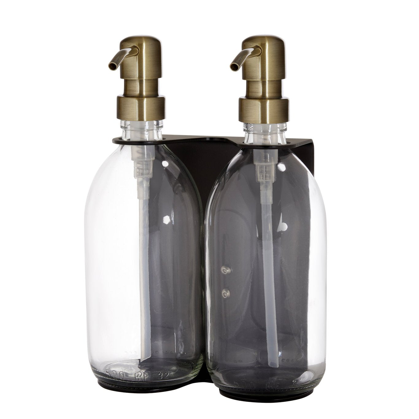 Black Double Wall Mounted Soap Dispensers  | S251585