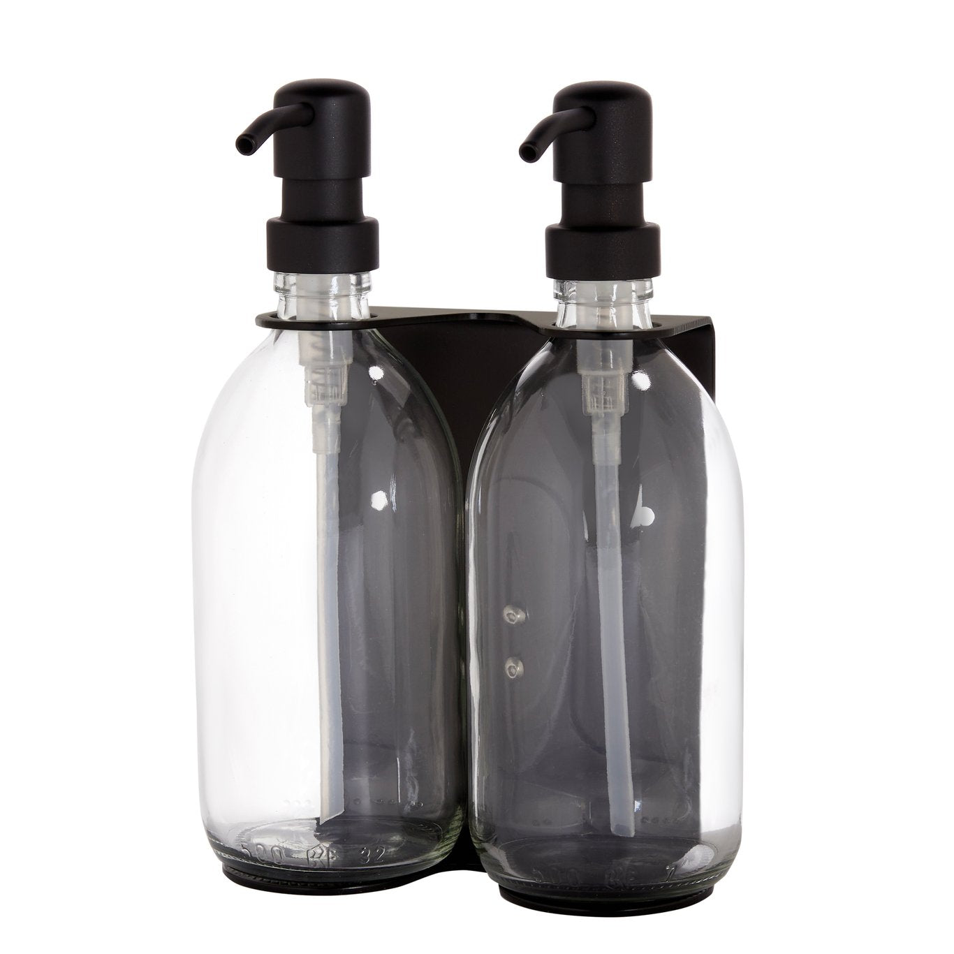 Black Double Wall Mounted Soap Dispensers  | S251585