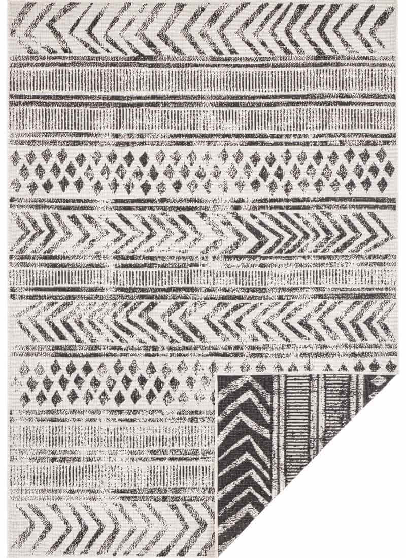 Reversible Geometric  | S25380 | Indoor-Outdoor Flatweave Rug