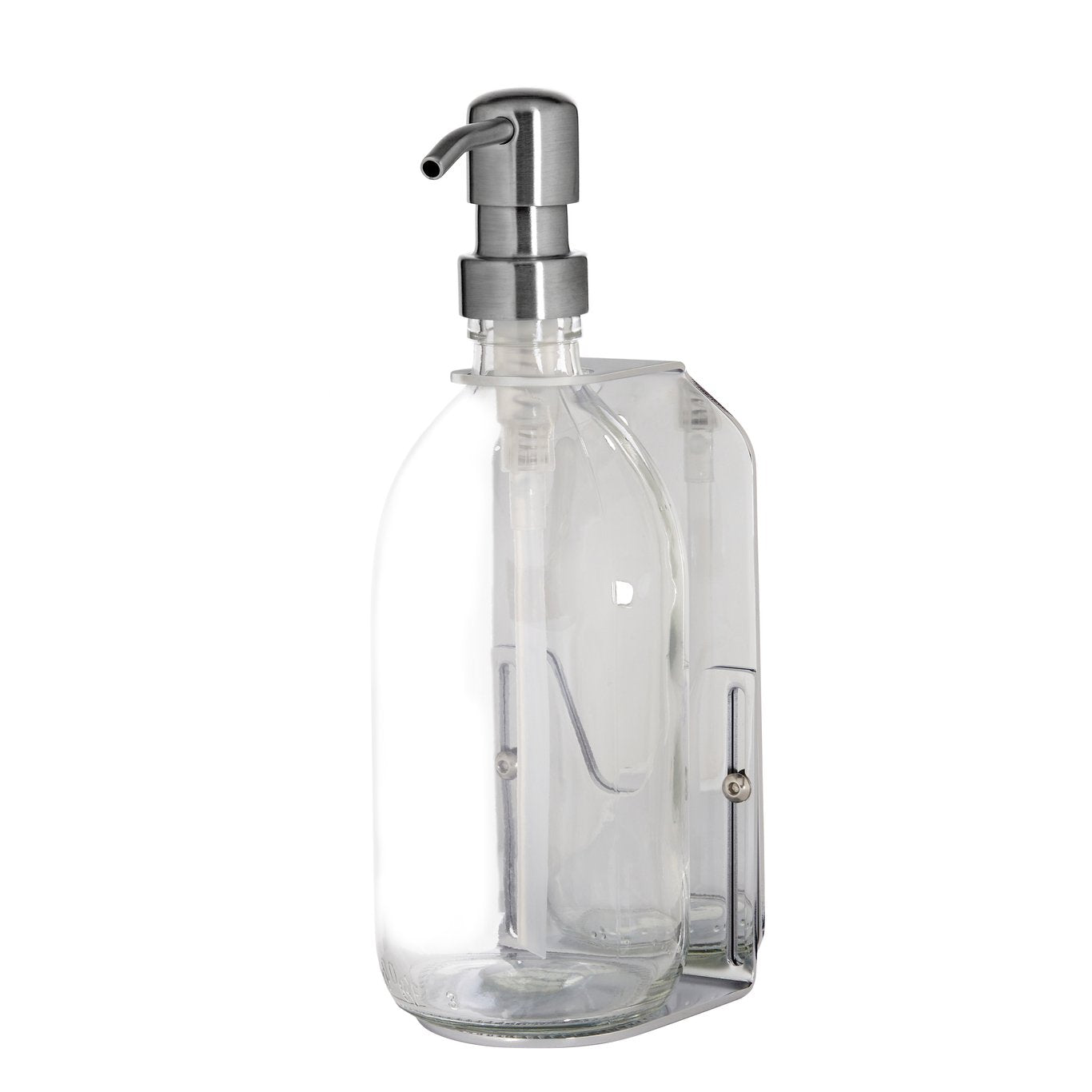 Chrome Single Wall Mounted Soap Dispenser  | S251579