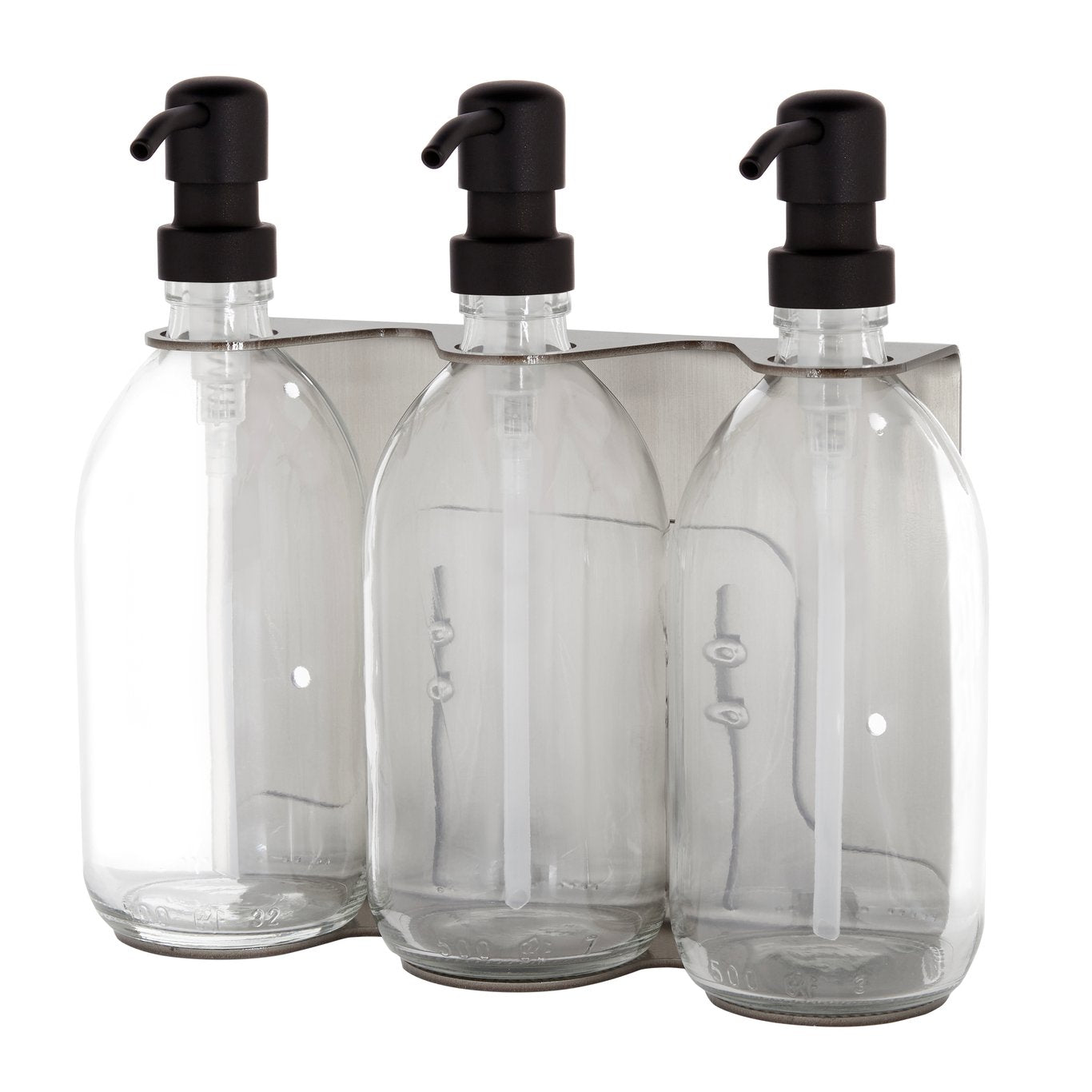 Chrome Triple Wall Mounted Soap Dispenser  | S251577