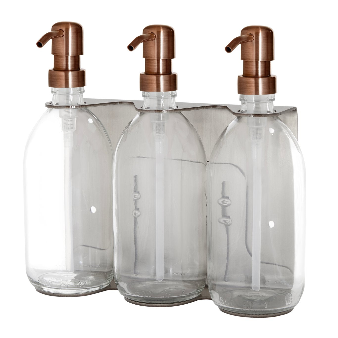 Chrome Triple Wall Mounted Soap Dispenser  | S251577