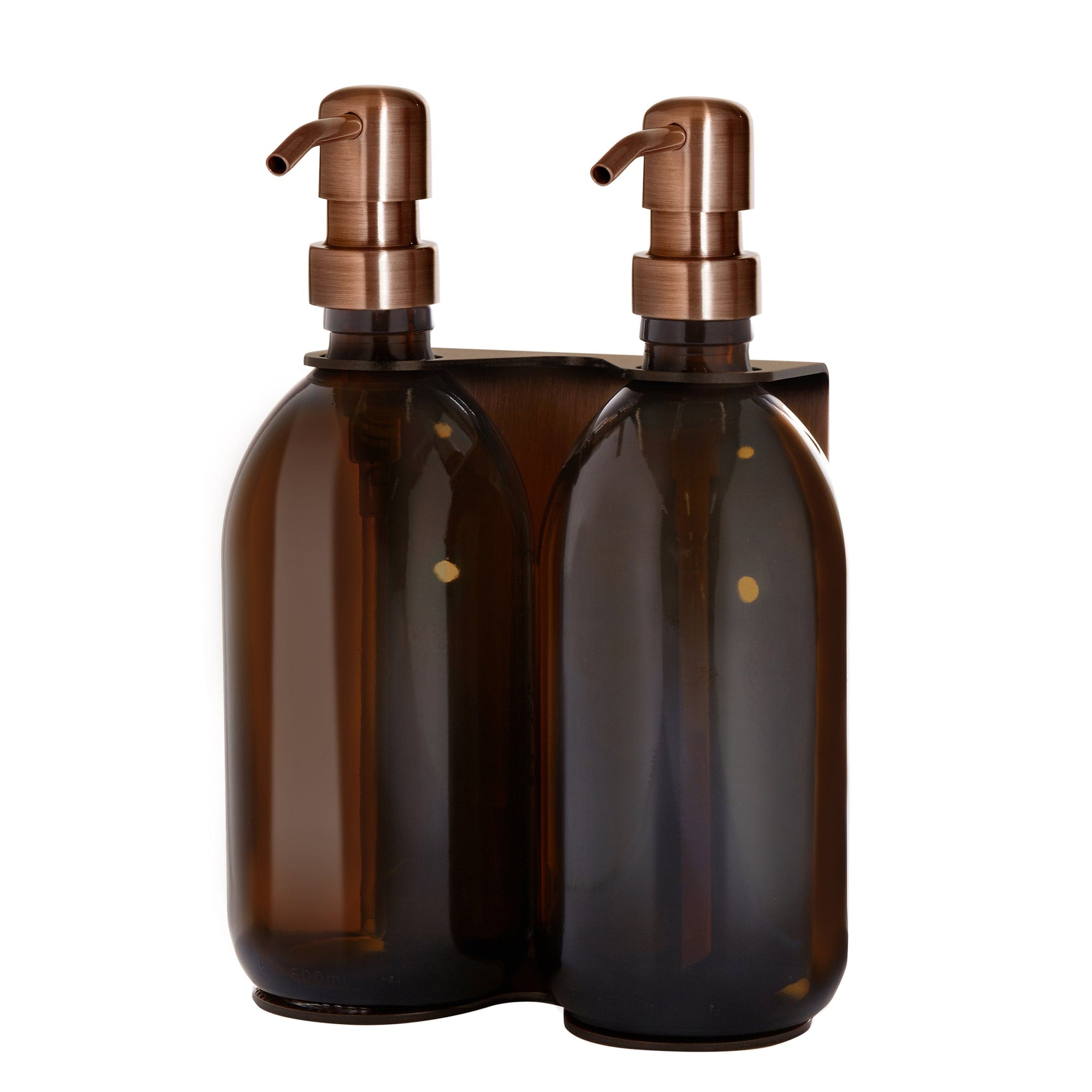 Copper Double Wall Mounted Soap Dispenser  | S251586