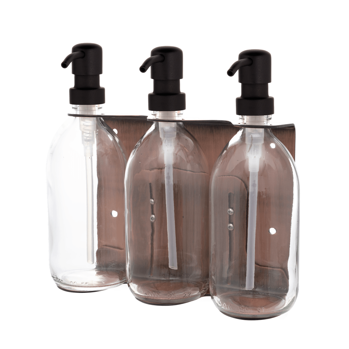 Copper Triple Wall Mounted Soap Dispenser  | S251573