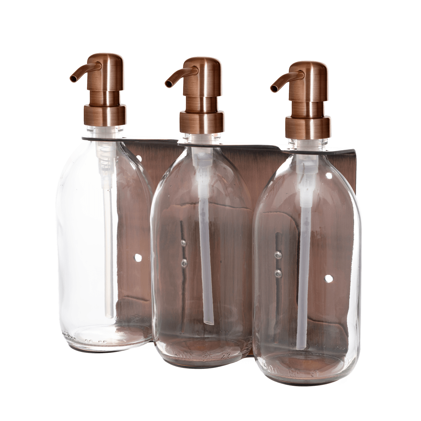 Copper Triple Wall Mounted Soap Dispenser  | S251573