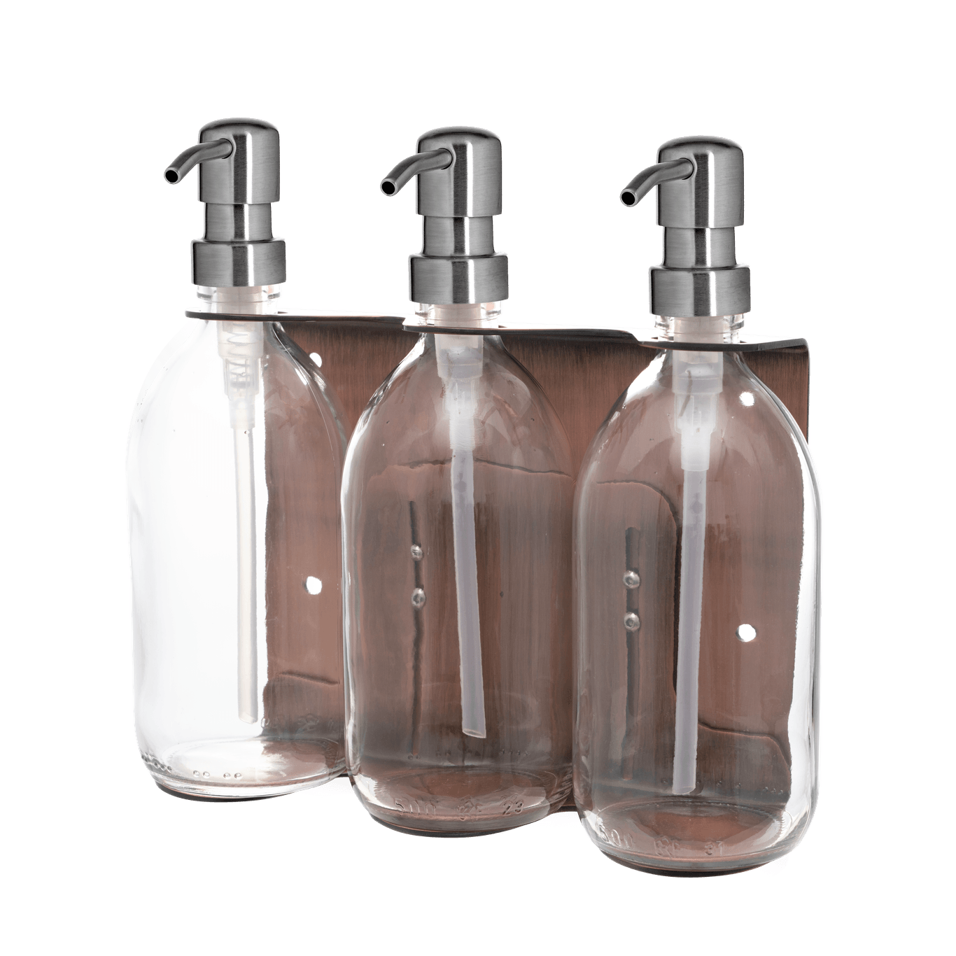 Copper Triple Wall Mounted Soap Dispenser  | S251573