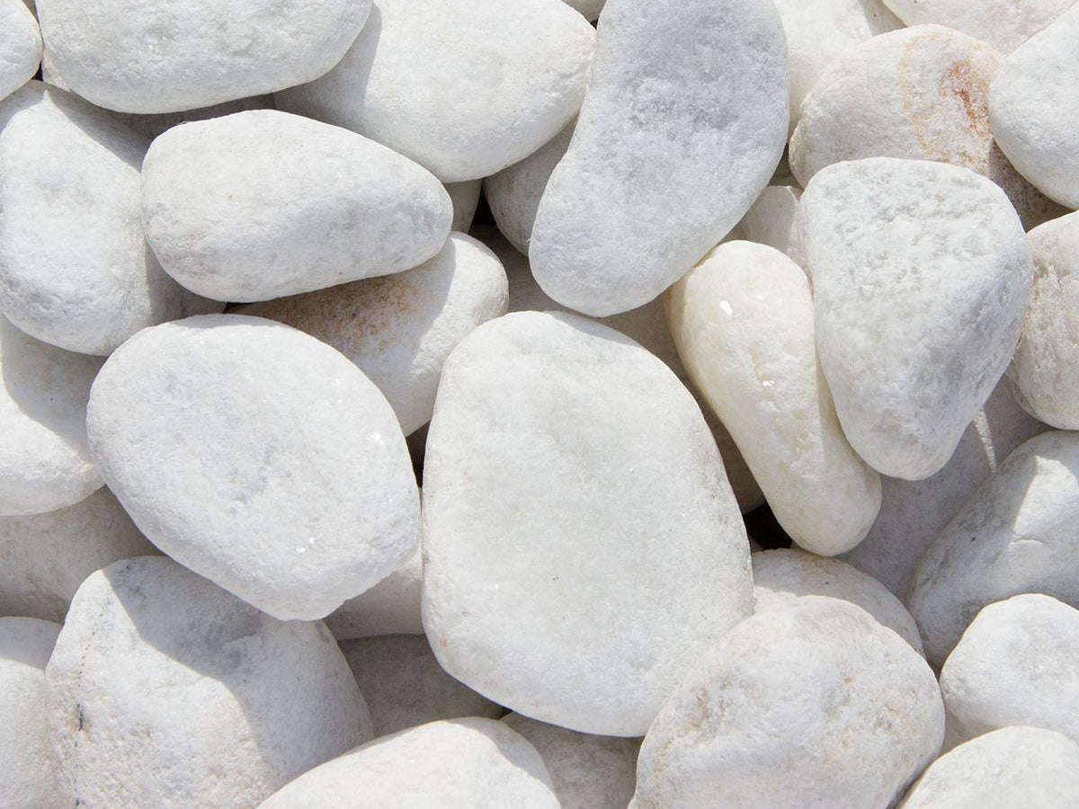 40-80mm Polar White Cobbles | S251477