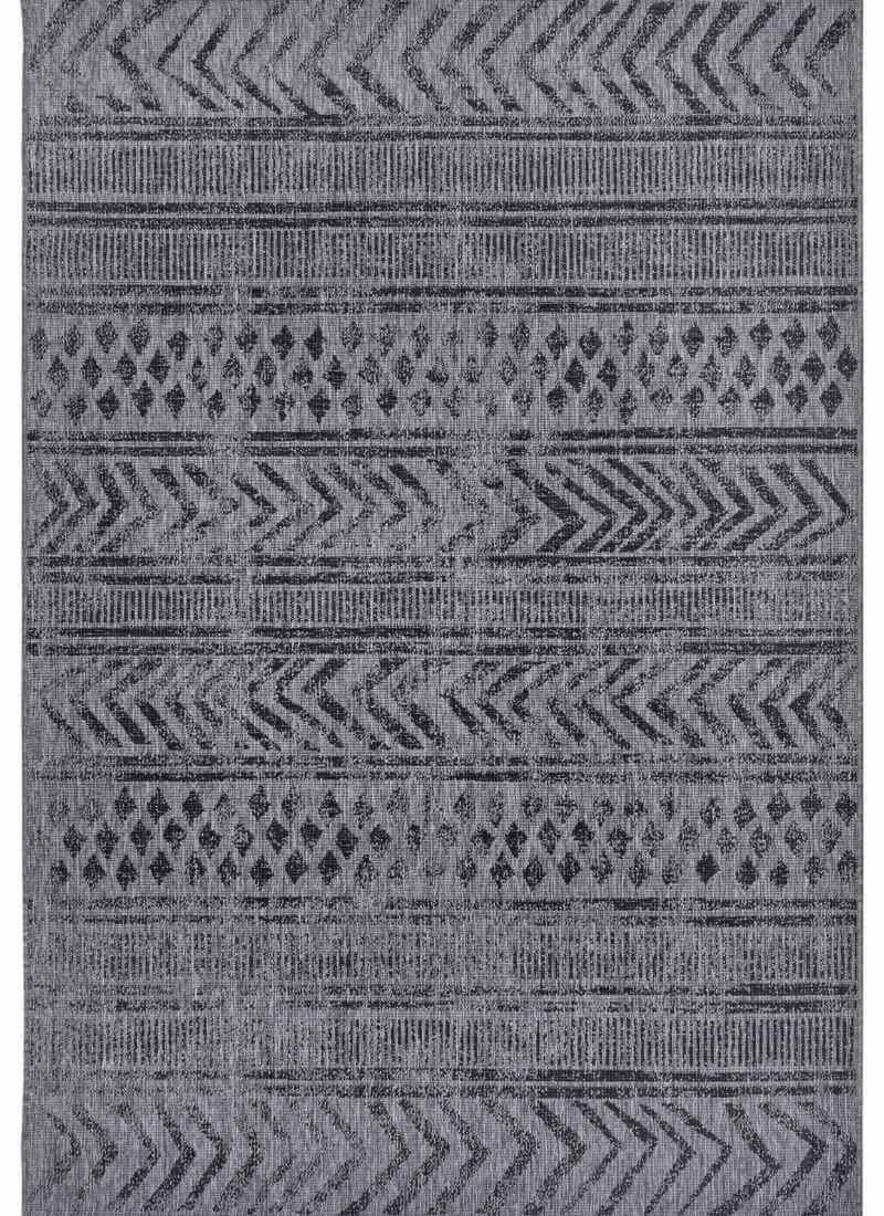 Reversible Geometric  | S25380 | Indoor-Outdoor Flatweave Rug