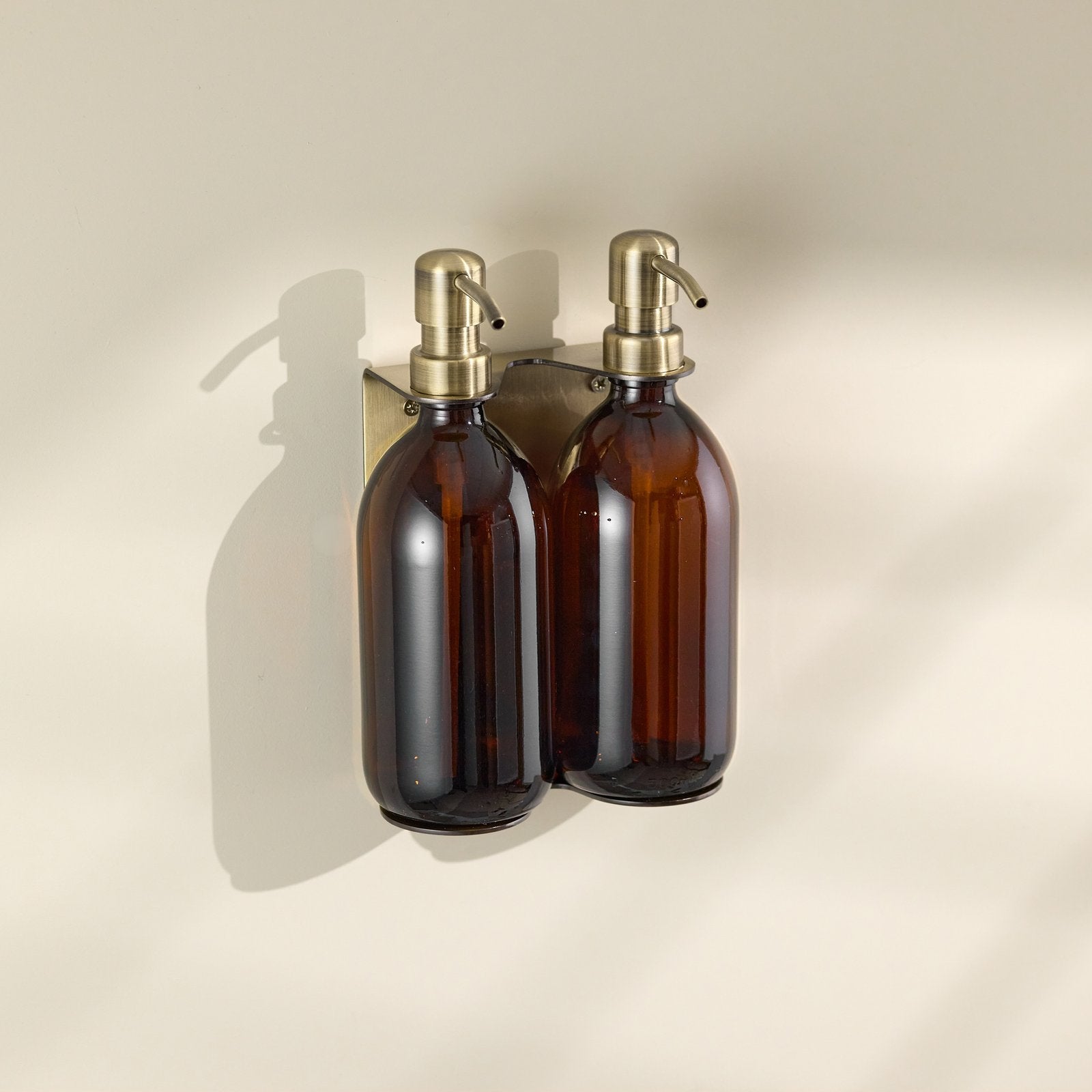 Gold Double Wall Mounted Soap Dispenser  | S251580