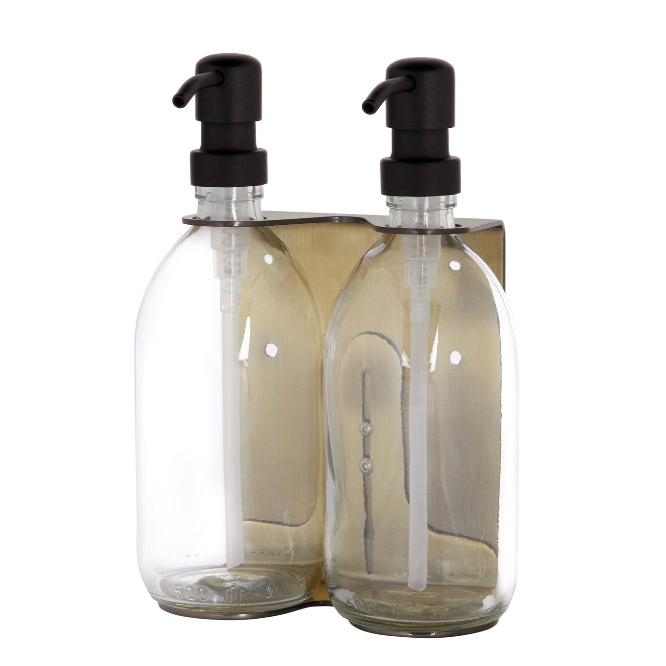 Gold Double Wall Mounted Soap Dispenser  | S251580