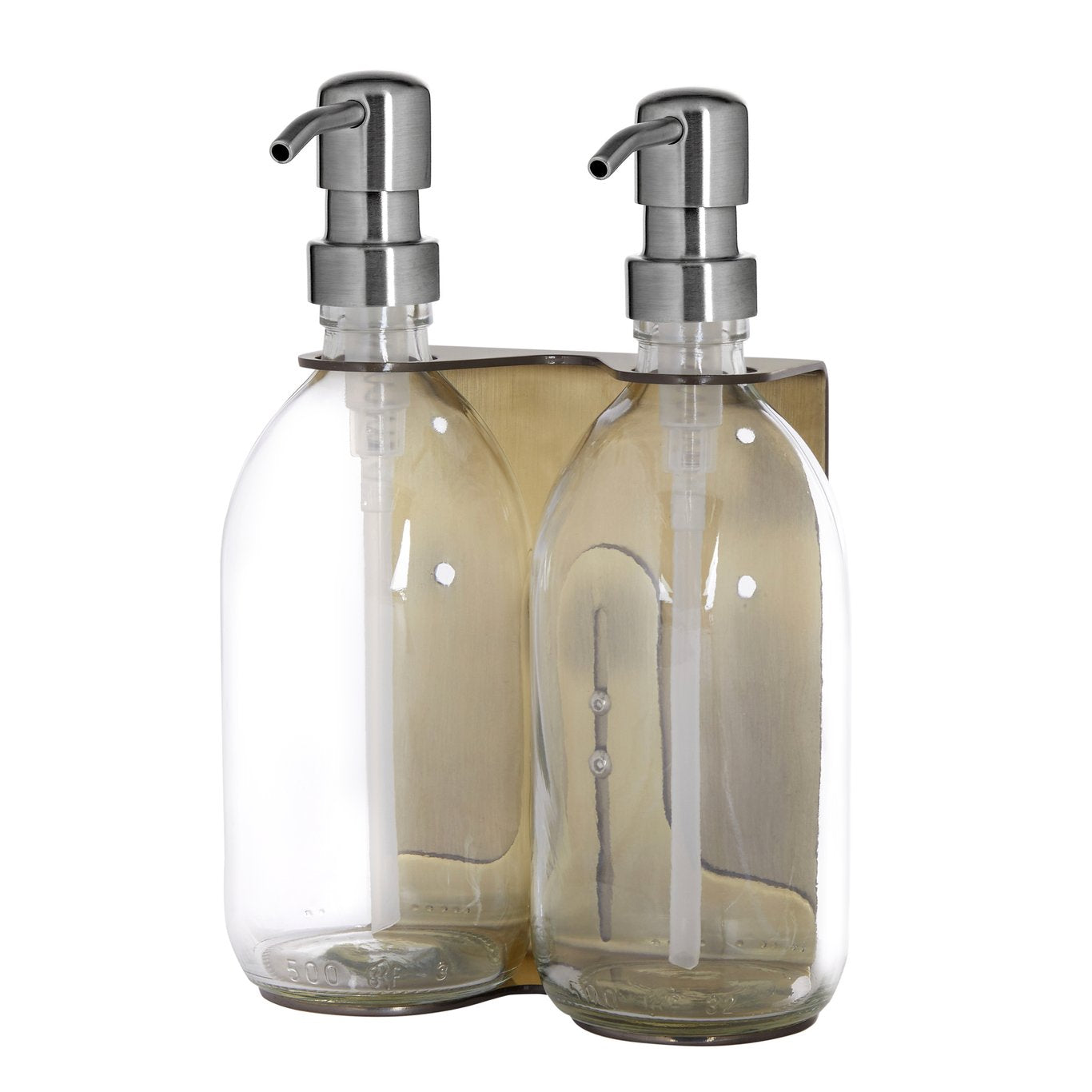 Gold Double Wall Mounted Soap Dispenser  | S251580