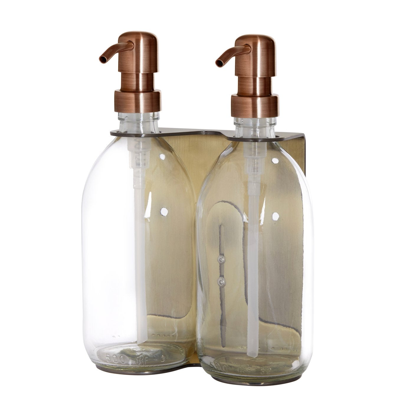 Gold Double Wall Mounted Soap Dispenser  | S251580