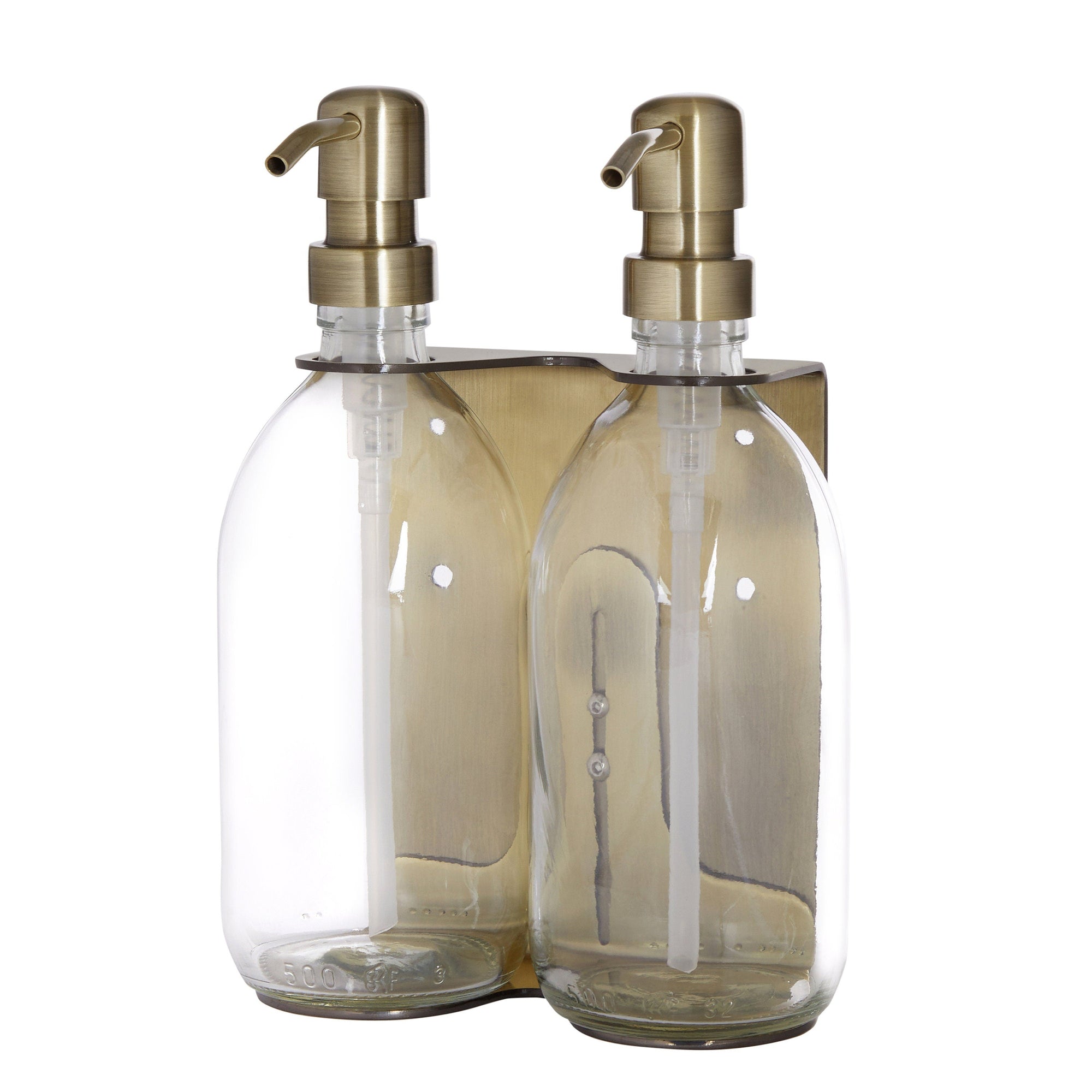 Gold Double Wall Mounted Soap Dispenser  | S251580