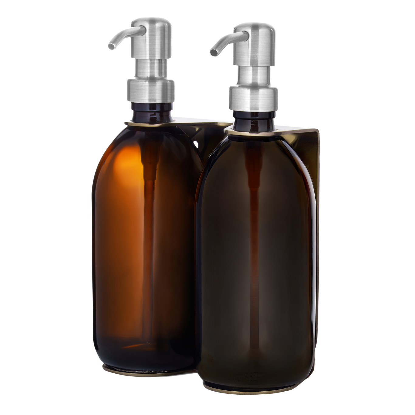 Gold Double Wall Mounted Soap Dispenser  | S251580