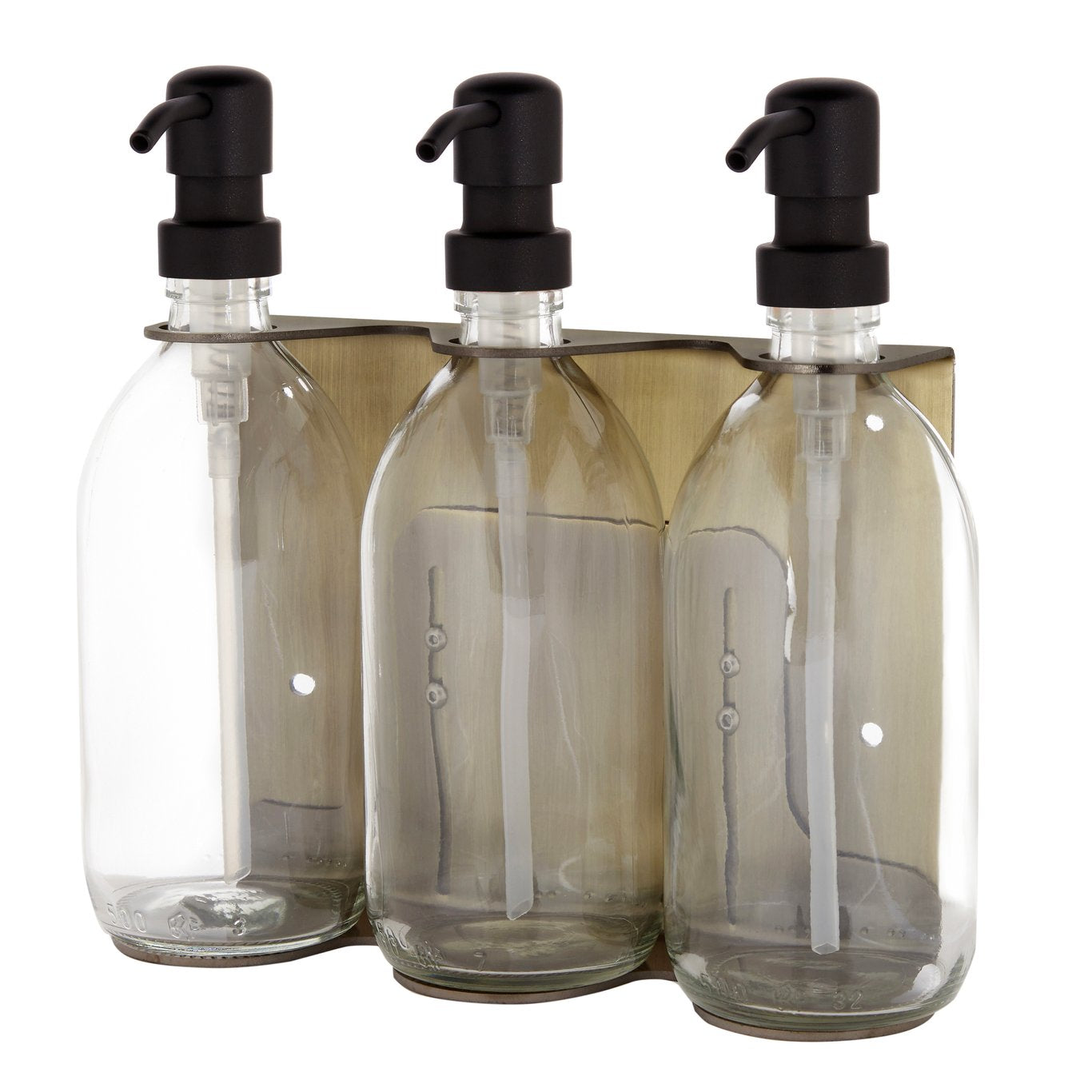 Gold Triple Wall Mounted Soap Dispenser  | S251574