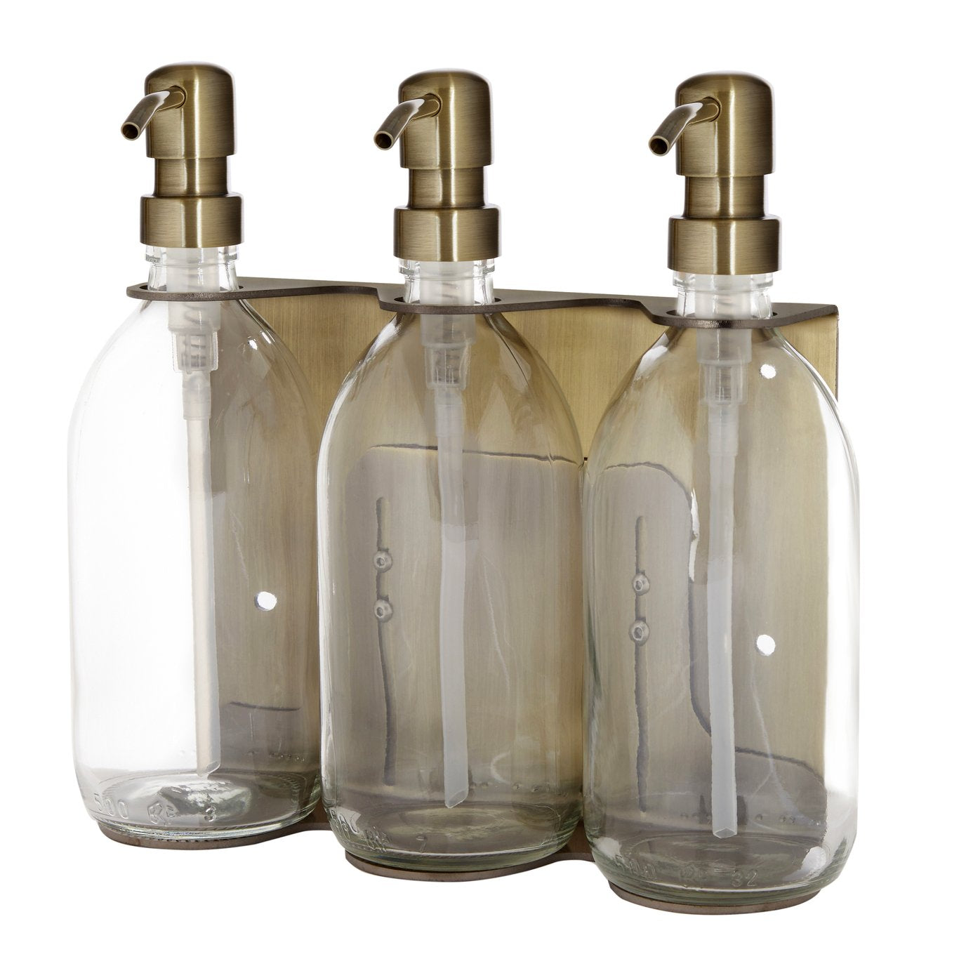 Gold Triple Wall Mounted Soap Dispenser  | S251574