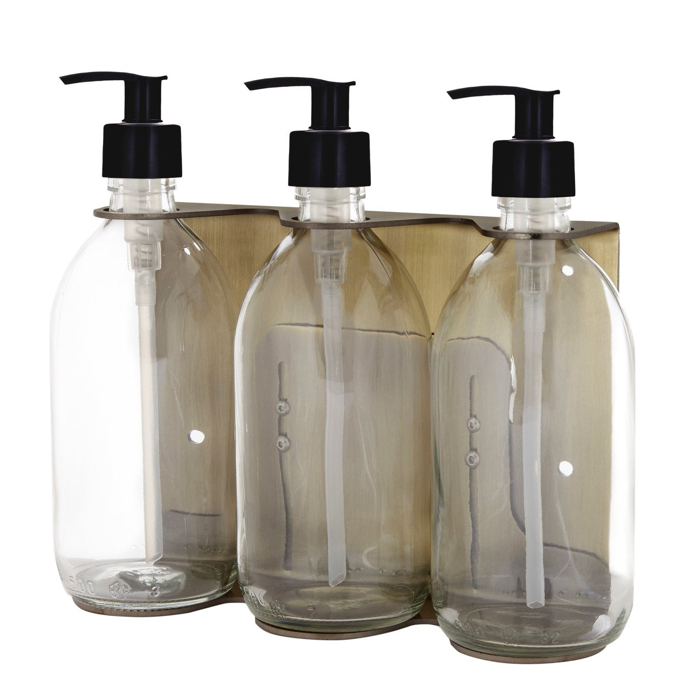 Gold Triple Wall Mounted Soap Dispenser  | S251574