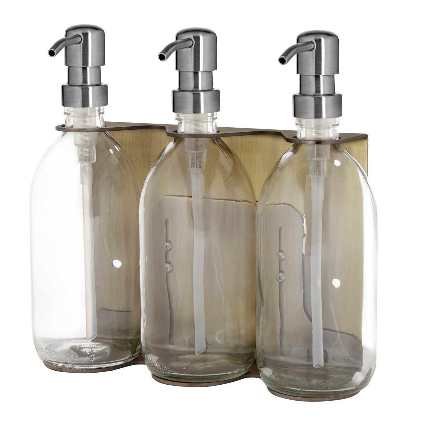 Gold Triple Wall Mounted Soap Dispenser  | S251574