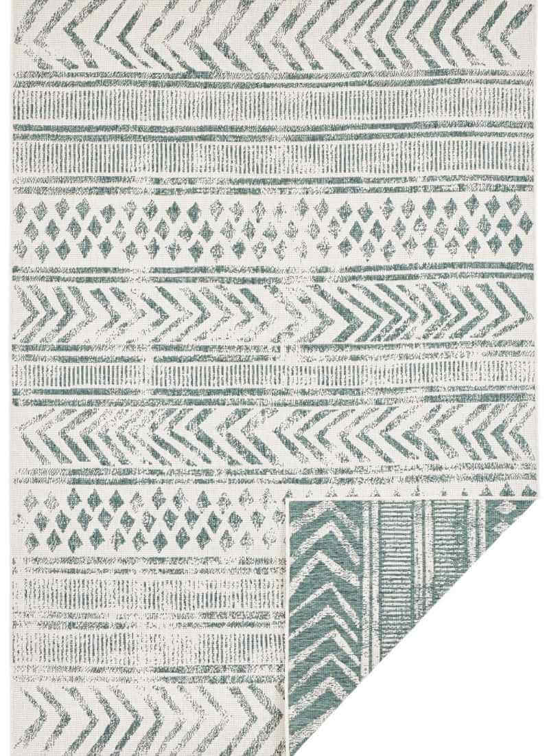 Reversible Geometric  | S25380 | Indoor-Outdoor Flatweave Rug