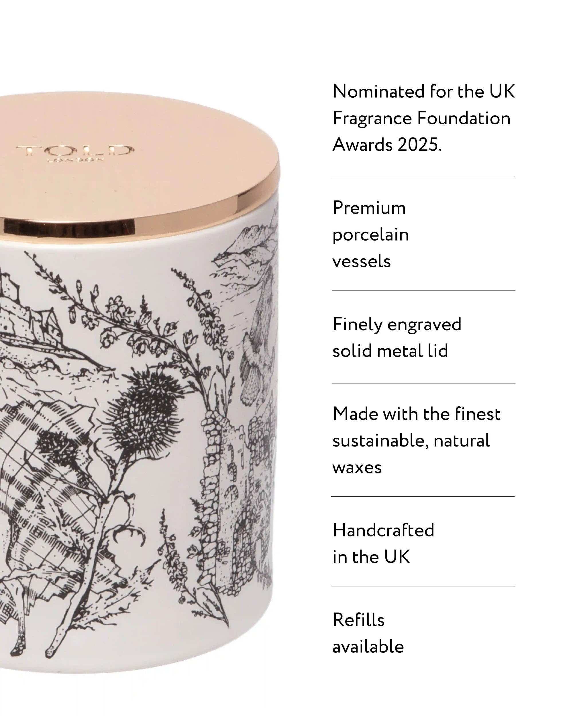 Highland Retreat, Scotland Candle, 300g