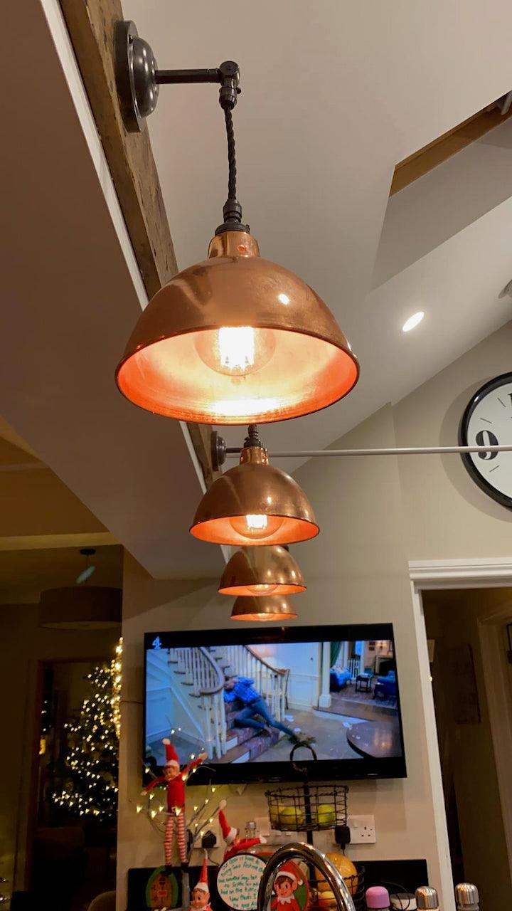 Multi sconce timber backed wall light  | S251487