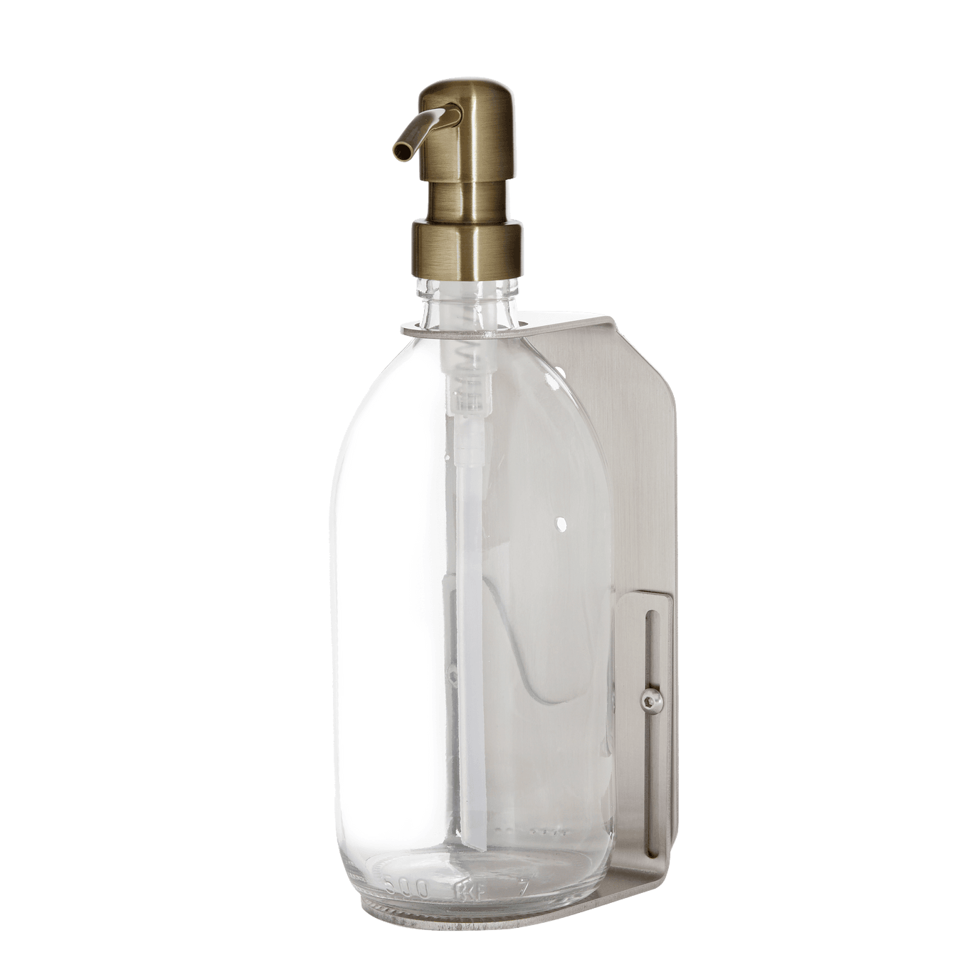 Nickel Single Wall Mounted Soap Dispenser  | S251578