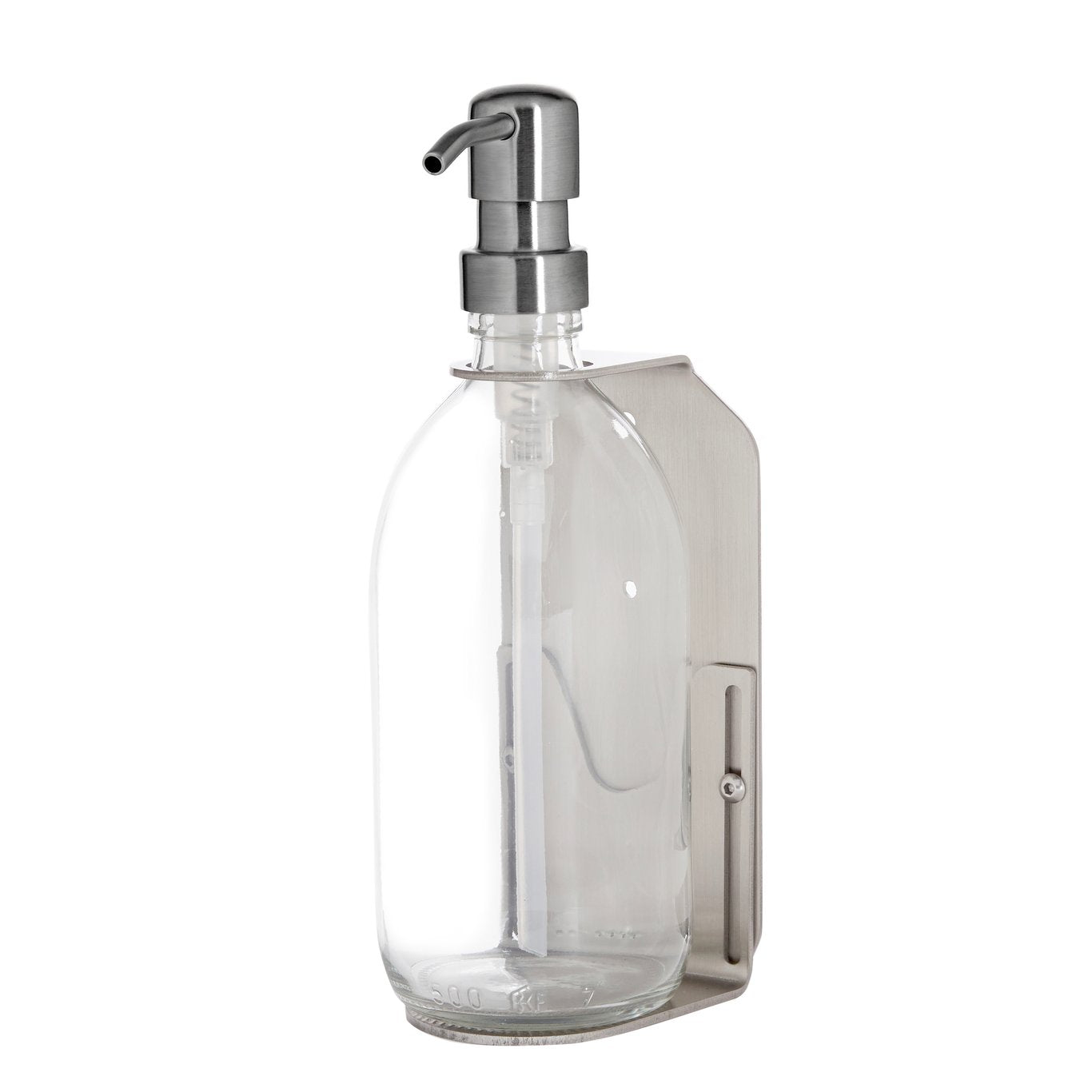 Nickel Single Wall Mounted Soap Dispenser  | S251578