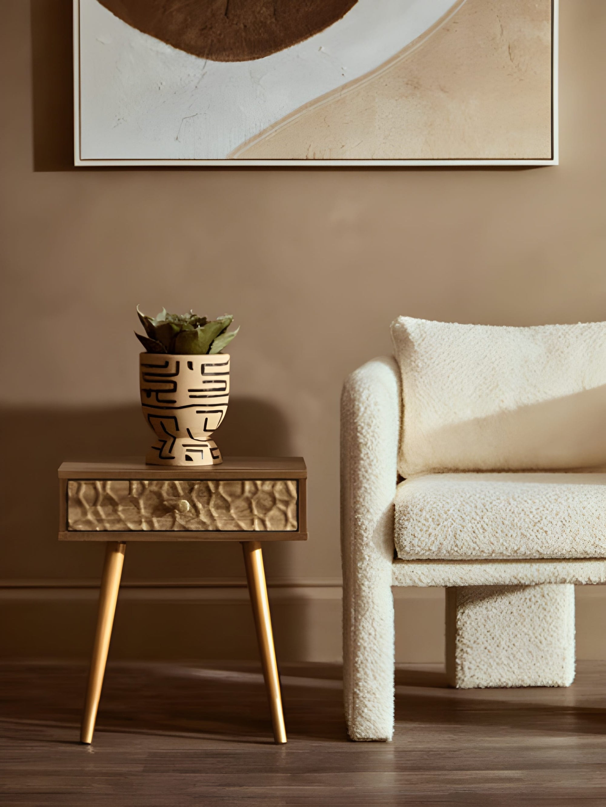 Barren Earthenware Planter  S25730