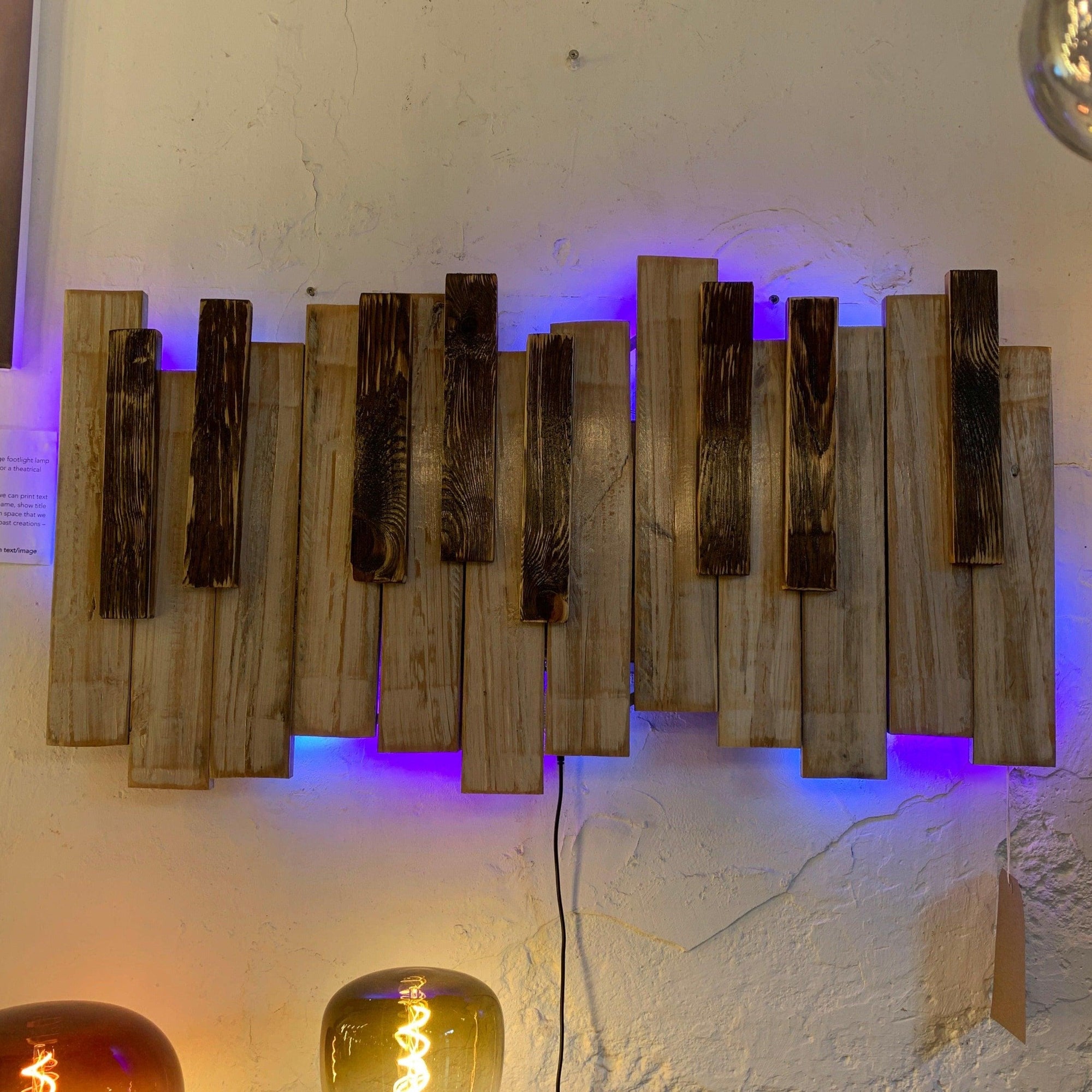 Piano Keyboard LED Wall Art  | S251492