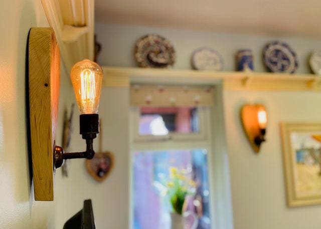 Rustic Love Heart Wall Light  | S251495