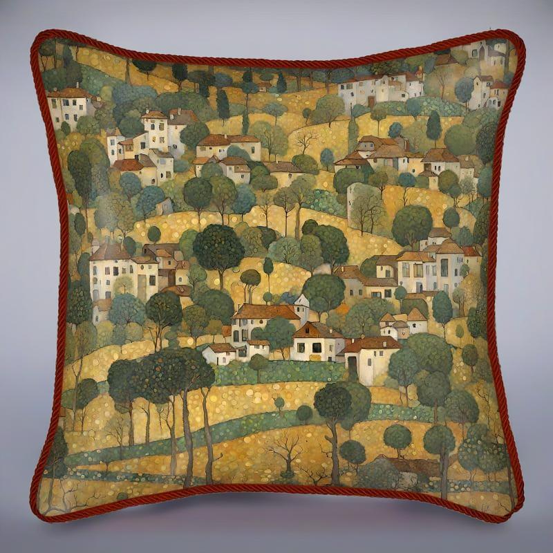 Silk Cushion | Sérusier Inspired | S24131 - Silk Cushion | Sérusier Inspired | S24131 - Sisuverse