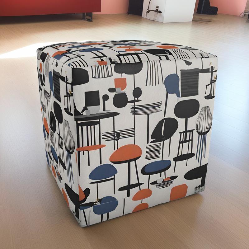 Designer Pouffe | Nordic Inspired | S24523 - Designer Pouffe | Nordic Inspired | S24523 - Sisuverse