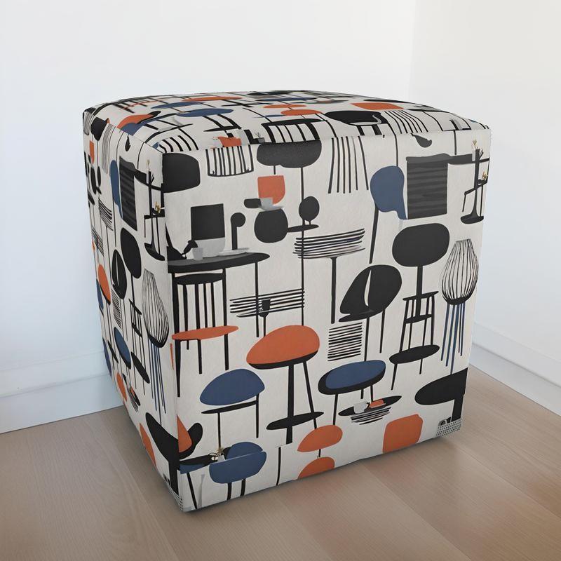 Designer Pouffe | Nordic Inspired | S24523 - Designer Pouffe | Nordic Inspired | S24523 - Sisuverse