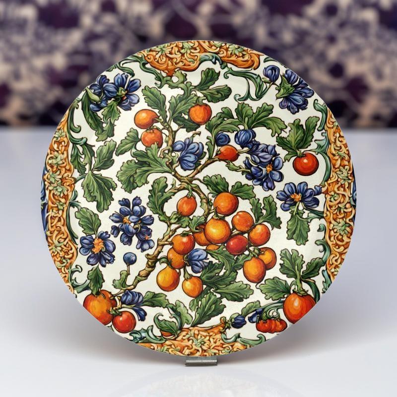 Round Coaster Trays | Majolica Theme | S2491 - Round Coaster Trays | Majolica Theme | S2491 - Sisuverse