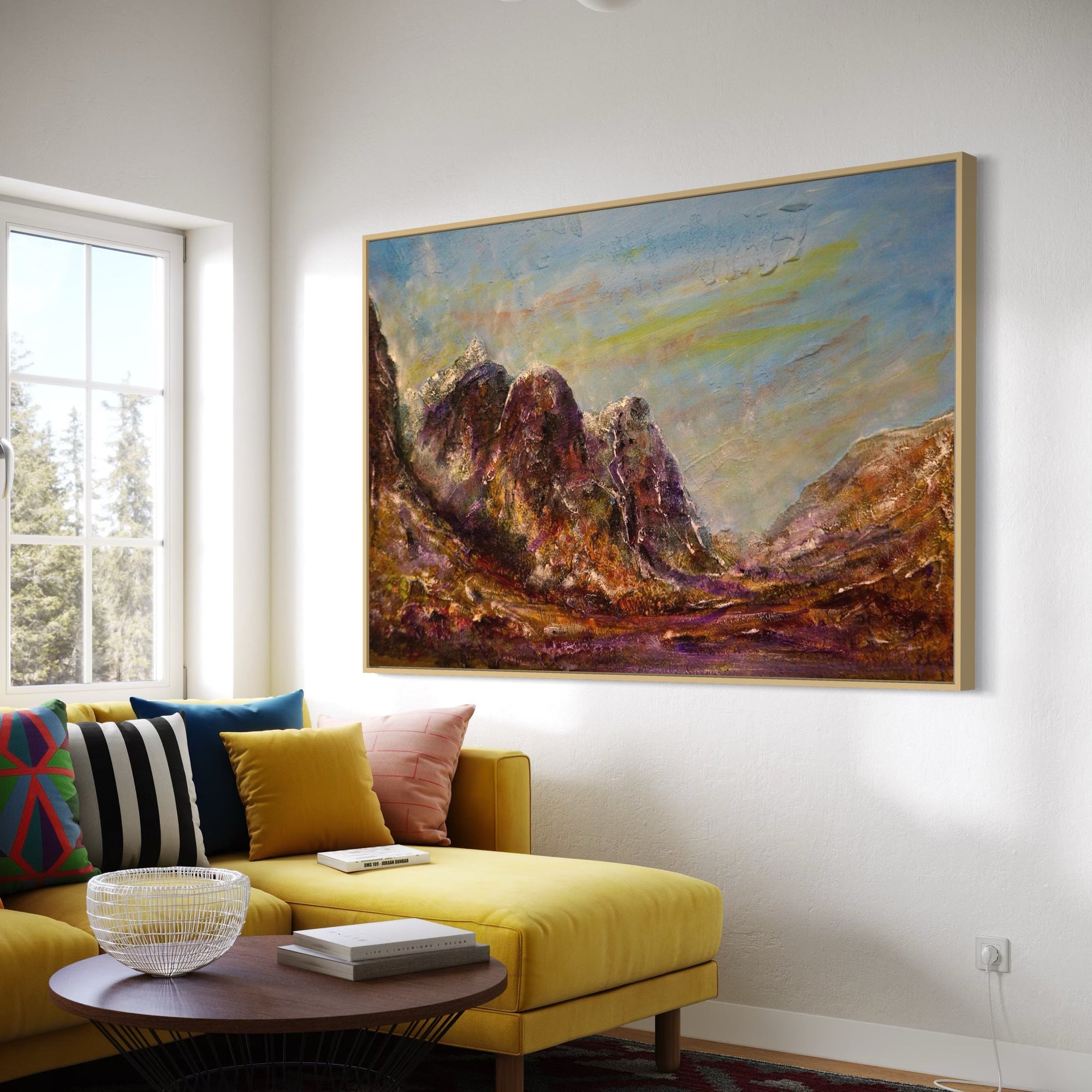 The Three Sisters of Glencoe | Statement Interior Wall Art from Scotland  | S251927