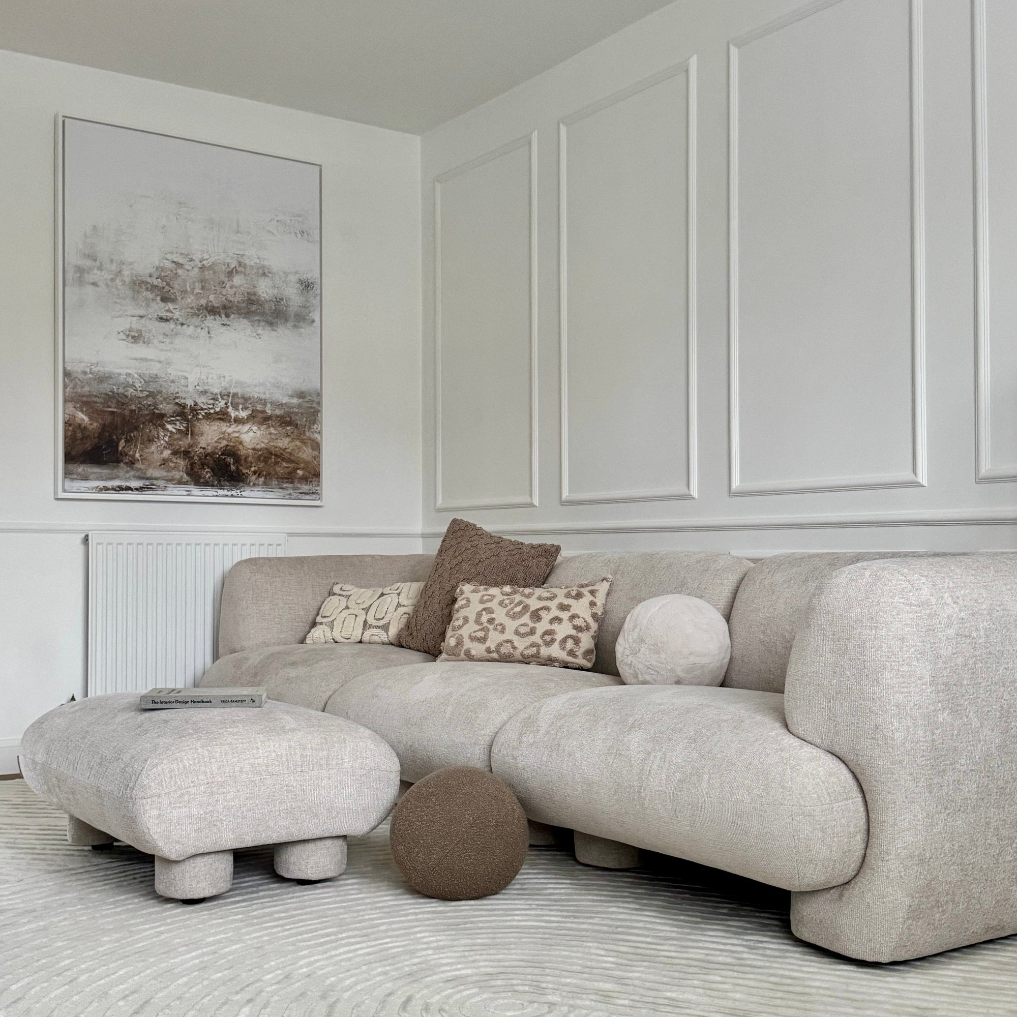 Echoes Portrait Framed Printed Canvas | S251343