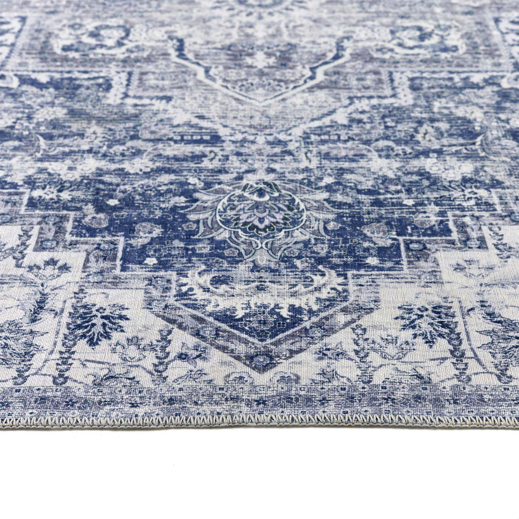 Washable Rug Eterna Blue  | S25396|